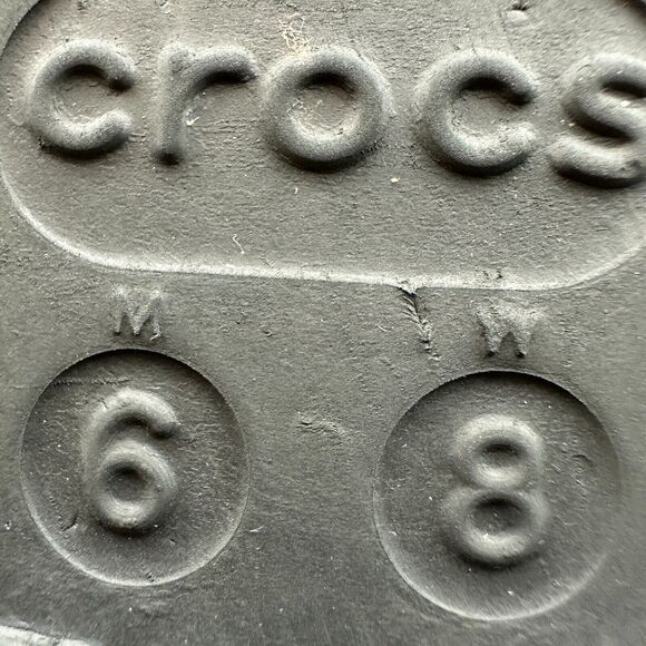 CROCS Black Clogs with Disney Pixar Marvel Batman Jibblets - Size M 6 / W 8 - Picture 12 of 12